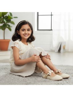 BOYZ N GALZ - Girls Cream Ballerina