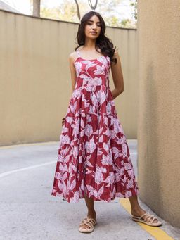 Aravalii - Scarlet Sway Dress