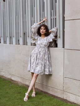 Aravalii - Moonlit Ruffle Bloom Dress