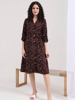 Aravalii - Crimson Eclipse Dress