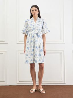 ELLE - Multi-Color Floral Regular Dress