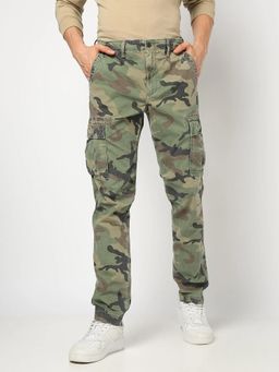 GAP - Olive Cotton Camouflage Casual Cargo