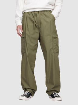GAP - Olive Cotton Solid Casual Cargo