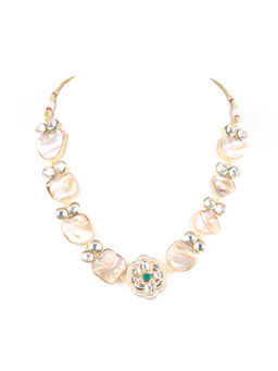 Odette - White Rasin Choker Neckpiece Jewellery Set