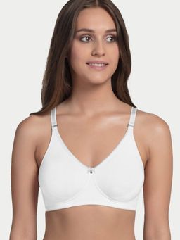 Enamor - A055 18Hour Comfort Shaper Bra - High Coverage,Non-Padded & Wirefree - White