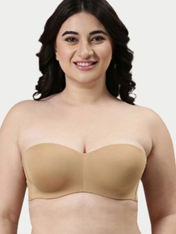 Enamor - F074 Strapless T-Shirt Bra Full Support, Padded & Wired - Skin
