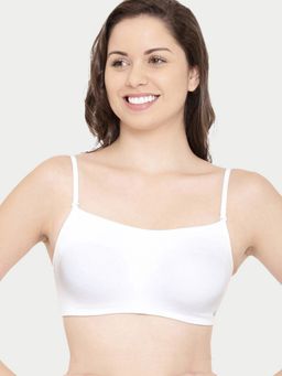 Enamor - A022 Cami Non-Padded & Wirefree Cotton Bra - White