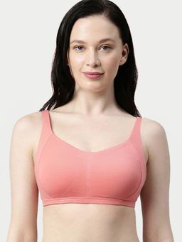 Enamor - Intellifresh Padded Wirefree Full Coverage Cotton Minimizer T-Shirt Bra A058