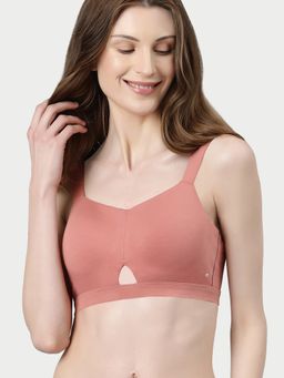 Enamor - Cloudsoft Invisi Bonded Padded Wirefree Full Coverage Cotton Minimizer Bra A064