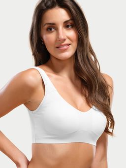 Enamor - Easy SlipOn Back Keyhole Padded Wirefree Full Coverage Everyday Beginner's Bra A106