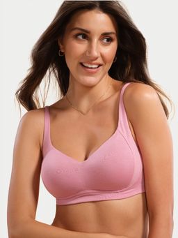 Enamor - Bamboo Bliss Super Soft Absorbent Padded Wirefree High Coverage T-Shirt Bra A077