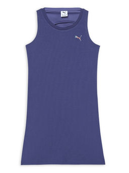 Puma - Blue Butterfly Vibe Youth Slim Fit Ribbed Tank Dress