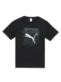 Puma - Black X TMNT Graphic Youth Relaxed Fit T-Shirt