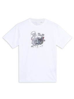 Puma - White X TMNT Graphic Youth Relaxed Fit T-Shirt