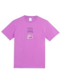 Puma - Purple X TMNT Graphic Youth Relaxed Fit T-Shirt