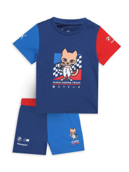 Puma - Blue BMW M Motorsport Short Sleeves T-Shirt & Shorts (Set of 2)