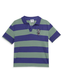 Puma - Grey Super Youth Relaxed Fit Polo T-Shirt