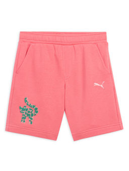 Puma - Pink Cats Club Kids Relaxed Fit Shorts