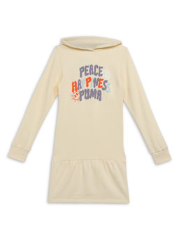 Puma - Beige Classics Bubble Bloom Girls Dress