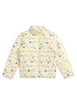 Puma - Yellow Classics Bubble Bloom Girls Jacket
