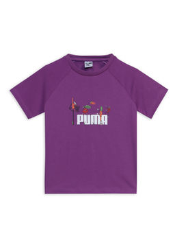 Puma - Purple Graphic T-Shirt