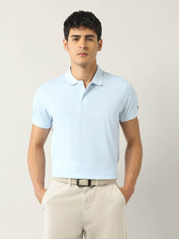 Arrow Sports - Men Blue All Over Printed Spring Sorbet Polo T-shirt