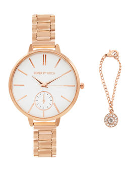 Joker and Witch - Joker & Witch Sleek Rhinestones Watch & Charm (Set of 2)