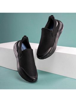 Red Tape - Men Textured Black Walking Slip-On