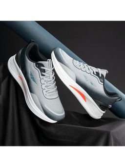Red Tape - Men Textured Grey and Black Athleisure Shoes