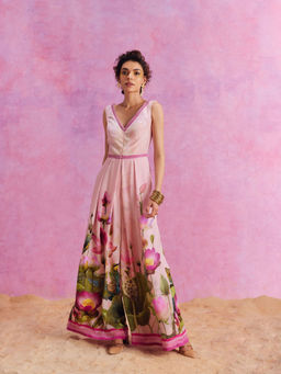 KALISTA - Powder Pink Isra Jumpsuit