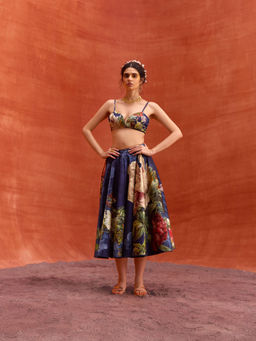 KALISTA - Midnight Blue Melinda Skirt with Bustier (Set of 2)