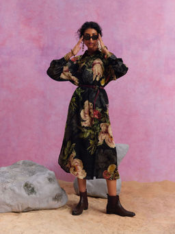 KALISTA - Black Melinda Dress