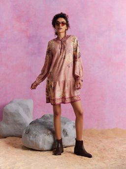 KALISTA - Blush Pink Tiffiny Dress