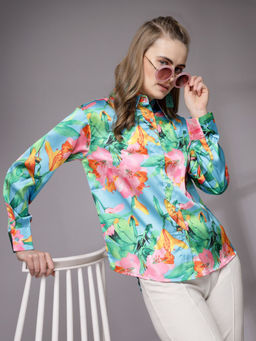 Freehand - Women Regular Fit Floral Print Shirt
