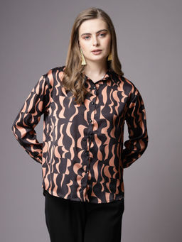 Freehand - Women Regular Fit Stencil Shirt