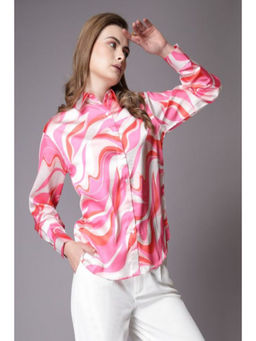 Freehand - Women Regular Fit Multi Print Shirt
