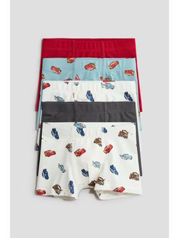 H&M - Boys Red 5-Pack Cotton Trunks