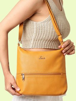 Lavie - Moritz Pebble Texture Women Sling(Ochre) (One Size)