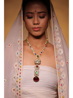 The Bling Girll - Multi-Coloured Gemstone Necklace