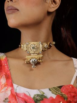 The Bling Girll - Gold Plated Choker Necklace