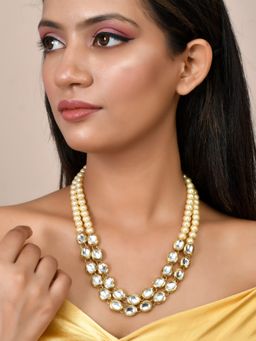 Silvermerc Designs - Brass Gold-Plated Layered Necklace