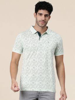 Classic Polo - Men Green Cotton Polo T-Shirt