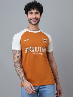 Free Authority - Official One Piece Luffy Man Short Sleeve Pure Cotton Regular Fit T-Shirt