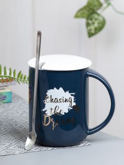 Voncasa - Coffee Mug with Lid (400 Ml)