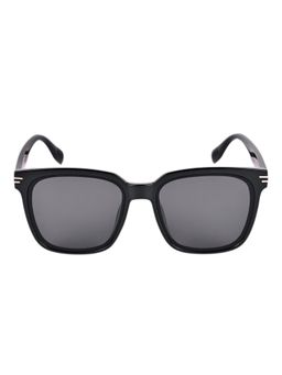 Voyage - Black Wayfarer Sunglass for Men & Women (B334MG3632)
