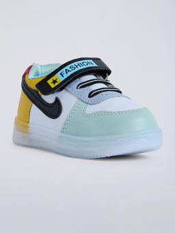 Hopscotch - Unisex White Synthetic Sneakers