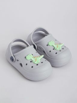 Hopscotch - Unisex Grey Eva Clogs