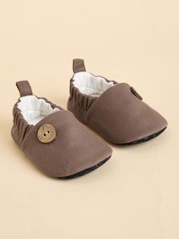 Hopscotch - Unisex Brown Fabric Loafers