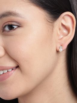 Zaveri Pearls - Gold Cubic Zirconia Earrings