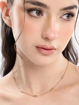 Carlton London - Gold Plated Multiple Infinity Necklace